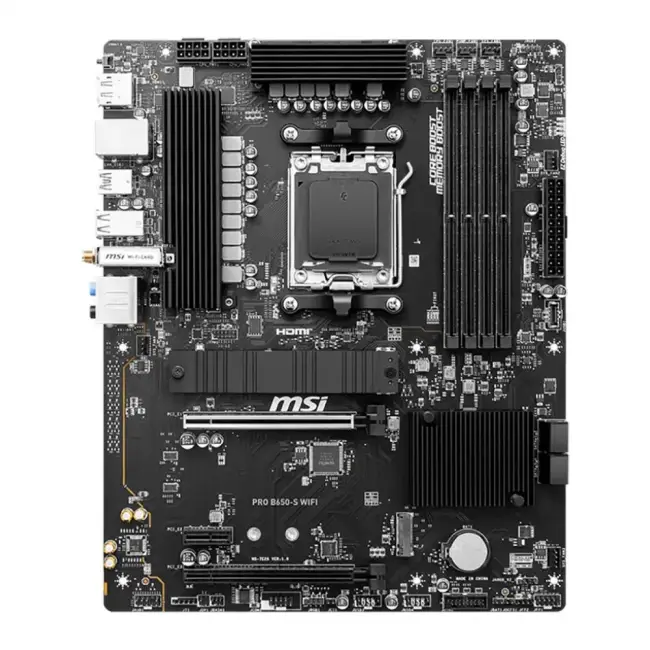 Материнская плата MSI PRO B650-S WIFI — для бизнеса и офиса Материнская плата MSI PRO B650-S WIFI — для бизнеса и офиса
