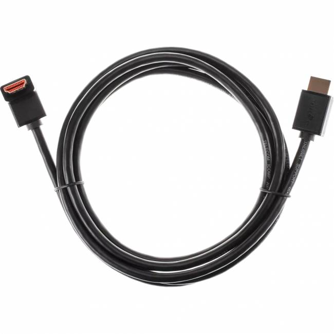 Кабель HDMI---HDMI ver 2.0 угловой коннектор 90град  2м,Telecom <TCG225-2M> Telecom TCG225-2M — для бизнеса и офиса
