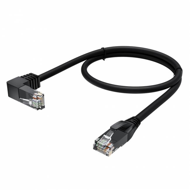 GCR Патч-корд прямой 2.0m UTP кат.5e, черный, нижний угол, литой, ethernet high speed, RJ45, T568B, GCR-53196 Greenconnect RJ45(m) - RJ45(m) Cat. 5e 2м чёрный — для бизнеса и офиса GCR Патч-корд прямой 2.0m UTP кат.5e, черный, нижний угол, литой, ethernet high speed, RJ45, T568B, GCR-53196 Greenconnect RJ45(m) - RJ45(m) Cat. 5e 2м чёрный — для бизнеса и офиса