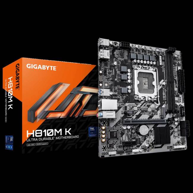 Материнская плата Gigabyte H810M K — для бизнеса и офиса Материнская плата Gigabyte H810M K — для бизнеса и офиса