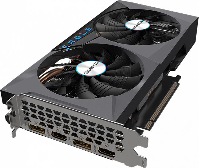 Видеокарта Gigabyte GV-N3060EAGLE OC-12GD Rev 2.0. LHR version — для бизнеса и офиса Видеокарта Gigabyte GV-N3060EAGLE OC-12GD Rev 2.0. LHR version — для бизнеса и офиса