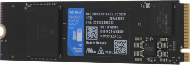 Накопитель SSD WD WDS100T4B0E — для бизнеса и офиса