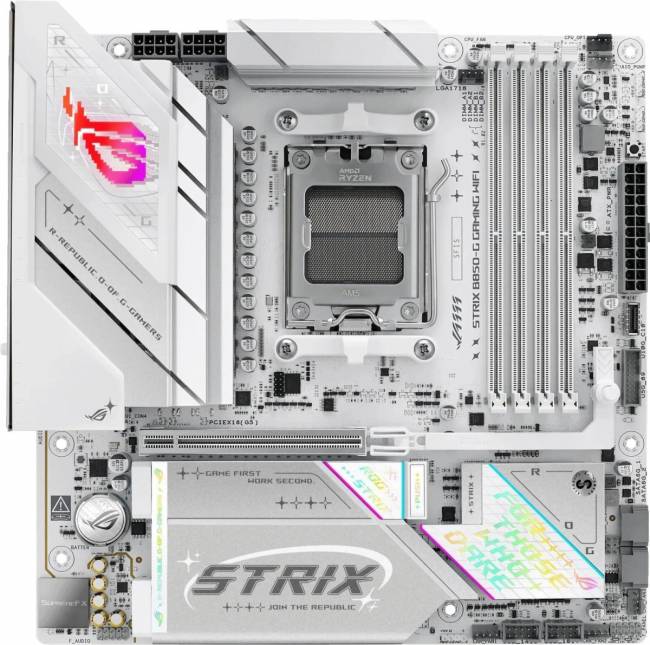 Материнская плата ASUS ROG STRIX B850-G GAMING WIFI — для бизнеса и офиса Материнская плата ASUS ROG STRIX B850-G GAMING WIFI — для бизнеса и офиса