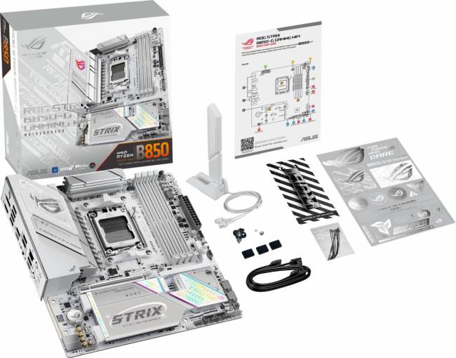 Материнская плата ASUS ROG STRIX B850-G GAMING WIFI — для бизнеса и офиса Материнская плата ASUS ROG STRIX B850-G GAMING WIFI — для бизнеса и офиса