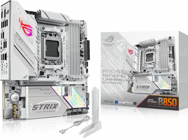 Материнская плата ASUS ROG STRIX B850-G GAMING WIFI — для бизнеса и офиса Материнская плата ASUS ROG STRIX B850-G GAMING WIFI — для бизнеса и офиса