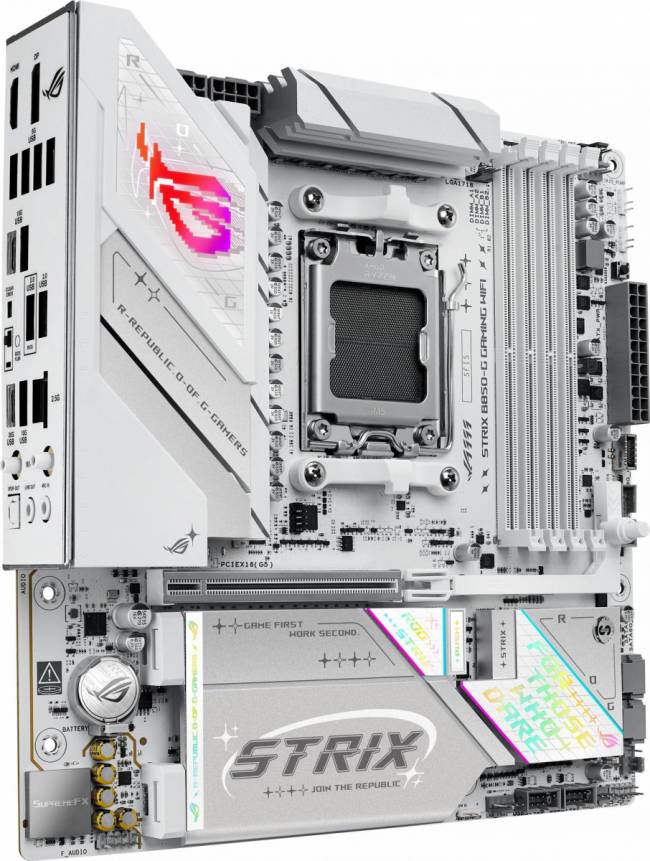 Материнская плата ASUS ROG STRIX B850-G GAMING WIFI — для бизнеса и офиса Материнская плата ASUS ROG STRIX B850-G GAMING WIFI — для бизнеса и офиса