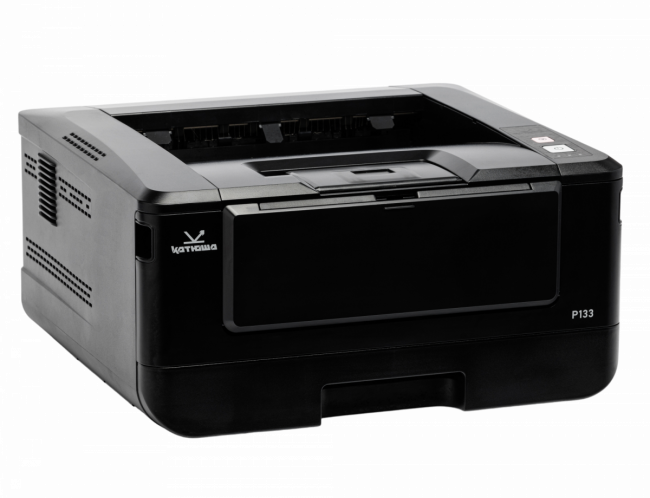 Принтер Катюша P133-256 (А4, принтер лазерный, Ч/Б, 33 стр/мин А4, двусторонняя печать 8 стр/мин А4, макс. разрешение печати 1200х1200 dpi; процессор 1000 МГц, оперативная память 256 МБ RAM, лоток подачи 250 листов (60-120 г/м2 ), обходной лоток 10 листо — для бизнеса и офиса Принтер Катюша P133-256 (А4, принтер лазерный, Ч/Б, 33 стр/мин А4, двусторонняя печать 8 стр/мин А4, макс. разрешение печати 1200х1200 dpi; процессор 1000 МГц, оперативная память 256 МБ RAM, лоток подачи 250 листов (60-120 г/м2 ), обходной лоток 10 листо — для бизнеса и офиса