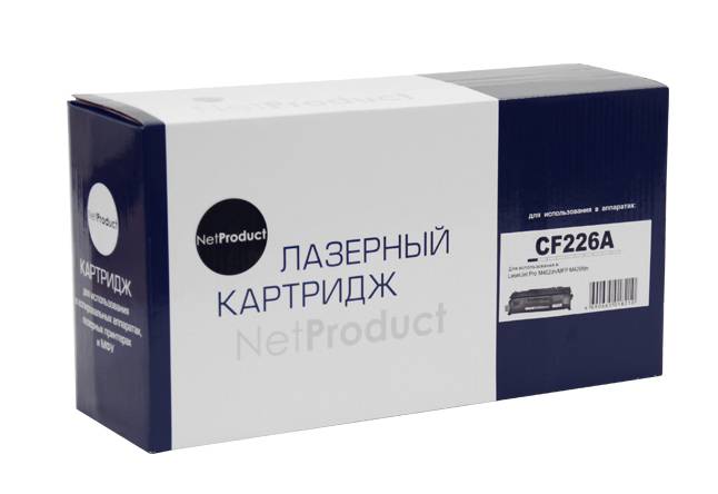 Картридж NetProduct (N-CF226A/CRG-052) для HP LJ Pro M402/M426/LBP-212dw/214dw, 3,1K — для бизнеса и офиса Картридж NetProduct (N-CF226A/CRG-052) для HP LJ Pro M402/M426/LBP-212dw/214dw, 3,1K — для бизнеса и офиса
