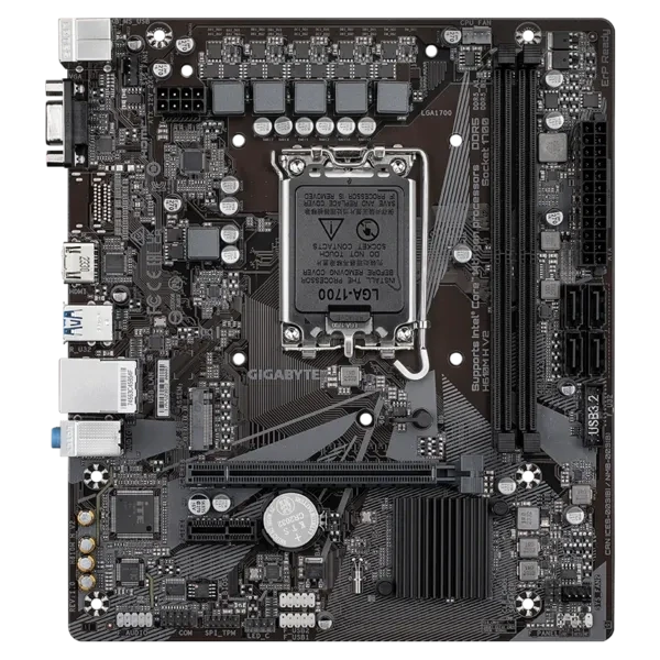 Материнская плата GIGABYTE H610M H V2 — для бизнеса и офиса