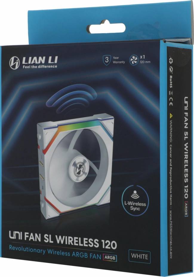 Вентилятор для корпуса Lian-Li G99.12SL1W1W.R0 — для бизнеса и офиса Вентилятор для корпуса Lian-Li G99.12SL1W1W.R0 — для бизнеса и офиса