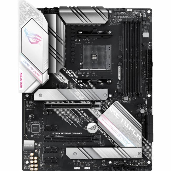 Материнская плата ASUS ROG STRIX B550-A GAMING (90MB15J0-M0EAY0) — для бизнеса и офиса Материнская плата ASUS ROG STRIX B550-A GAMING (90MB15J0-M0EAY0) — для бизнеса и офиса