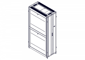 Шкаф Systeme Electric, серия Uniprom, 48U-600/1200, боковые панели 4шт, черный SYSTEME ELECTRIC UR3307