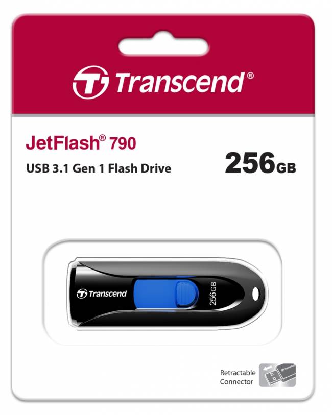Флеш-накопитель Transcend JetFlash 790 — для бизнеса и офиса Флеш-накопитель Transcend JetFlash 790 — для бизнеса и офиса