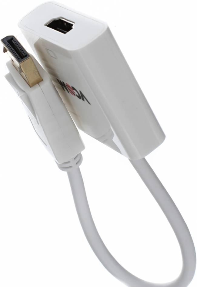 Кабель-переходник DisplayPort(M) ---> HDMI(F) 0.1m VCOM <CG553> Telecom DisplayPort(M)  —  HDMI(F) 0.1м — для бизнеса и офиса