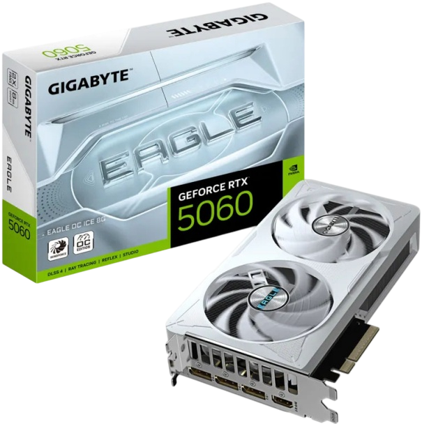 Видеокарта GIGABYTE GV-N5060EAGLEOC ICE-8GD — для бизнеса и офиса