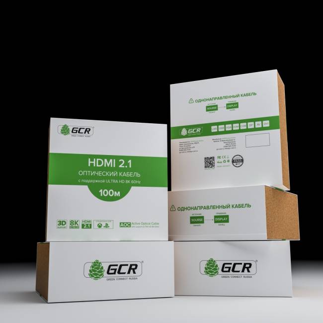 GCR Кабель 100m оптический HDMI 2.1 8K 60Hz, для подключения SmartTV, AppleTV, XBOX Series X, PS5, GCR-52443 Greenconnect HDMI (m) - HDMI (m) 100м — для бизнеса и офиса GCR Кабель 100m оптический HDMI 2.1 8K 60Hz, для подключения SmartTV, AppleTV, XBOX Series X, PS5, GCR-52443 Greenconnect HDMI (m) - HDMI (m) 100м — для бизнеса и офиса
