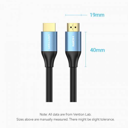 Кабель Vention HDMI High speed v2.0 with Ethernet 19M/19M - 15м Vention ALHSN — для бизнеса и офиса Кабель Vention HDMI High speed v2.0 with Ethernet 19M/19M - 15м Vention ALHSN — для бизнеса и офиса
