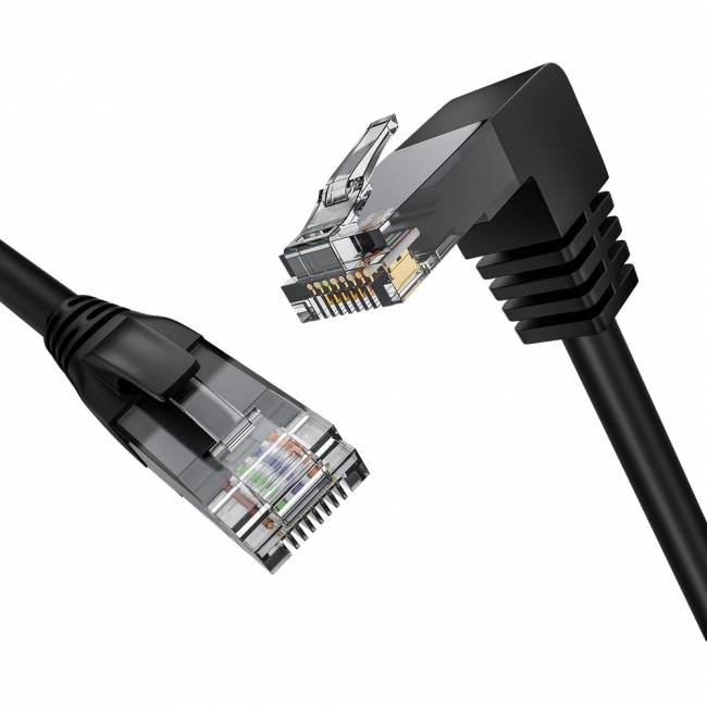 GCR Патч-корд прямой 3.0m UTP кат.5e, черный, нижний угол, литой, ethernet high speed, RJ45, T568B, GCR-53197 Greenconnect RJ45(m) - RJ45(m) Cat. 5e 3м чёрный — для бизнеса и офиса GCR Патч-корд прямой 3.0m UTP кат.5e, черный, нижний угол, литой, ethernet high speed, RJ45, T568B, GCR-53197 Greenconnect RJ45(m) - RJ45(m) Cat. 5e 3м чёрный — для бизнеса и офиса