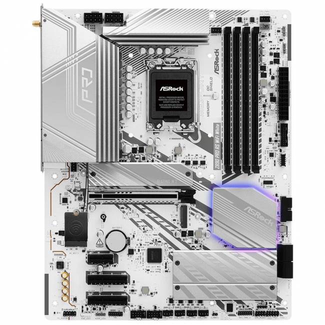 Материнская плата ASRock Z890 PRO RS WIFI WHITE — для бизнеса и офиса Материнская плата ASRock Z890 PRO RS WIFI WHITE — для бизнеса и офиса