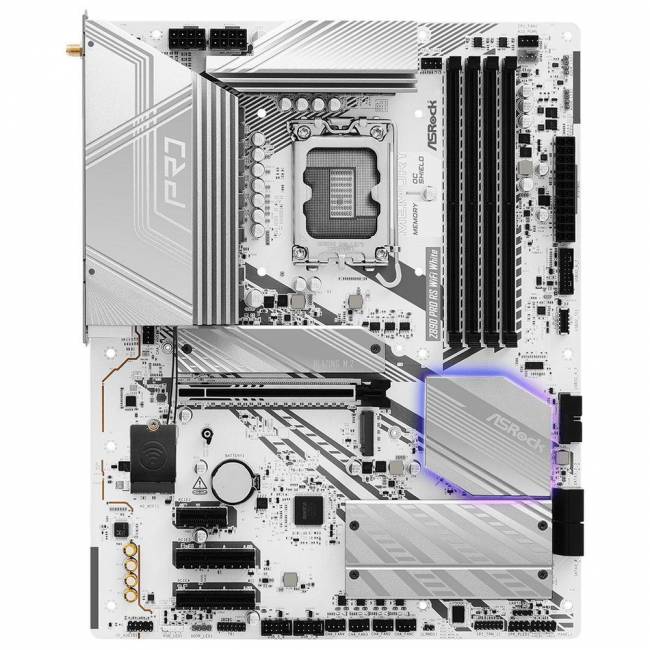 Материнская плата ASRock Z890 PRO RS WIFI WHITE — для бизнеса и офиса Материнская плата ASRock Z890 PRO RS WIFI WHITE — для бизнеса и офиса