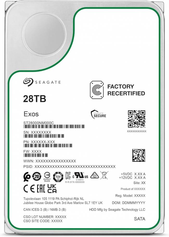 Жесткий диск Seagate ST28000NM000C — для бизнеса и офиса Жесткий диск Seagate ST28000NM000C — для бизнеса и офиса