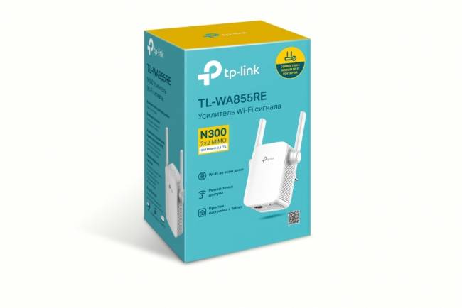 Усилитель Wi-Fi TP-Link TL-WA855RE — для бизнеса и офиса Усилитель Wi-Fi TP-Link TL-WA855RE — для бизнеса и офиса