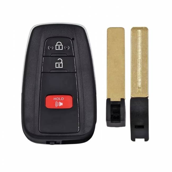 Корпус смарт ключа TOYOTA 2+1 кнопки + вставка TOY48 — для бизнеса и офиса Корпус смарт ключа TOYOTA 2+1 кнопки + вставка TOY48 — для бизнеса и офиса