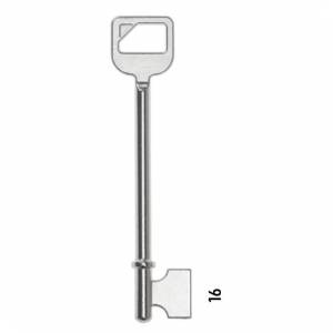 Заготовка дверного ключа Бода-3 BDO3D 100*18,3*16,2 мм