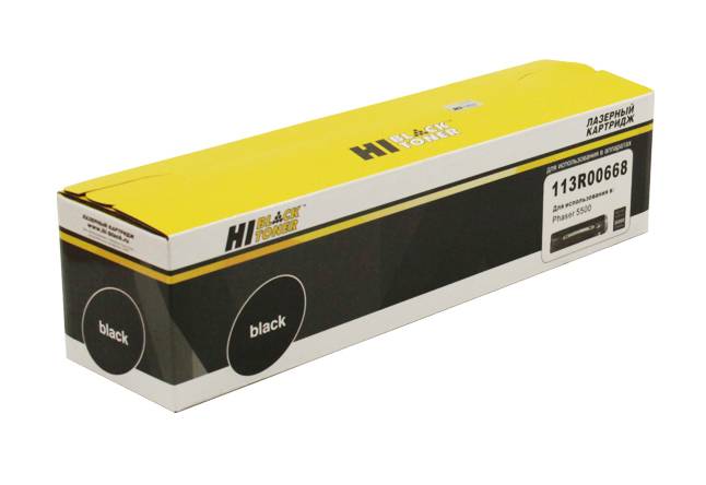 Тонер-картридж Hi-Black (HB-113R00668) для Xerox Phaser 5500, 30K — для бизнеса и офиса Тонер-картридж Hi-Black (HB-113R00668) для Xerox Phaser 5500, 30K — для бизнеса и офиса