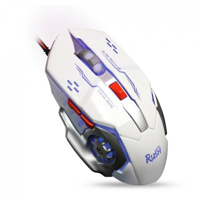 Мышь проводная игровая SMARTBUY Rush Avatar белый + подсветка — для бизнеса и офиса