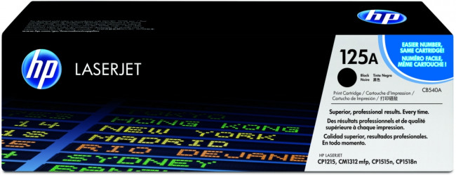 Тонер-картридж HP 125A Black Original LaserJet Print Cartridge (CB540A) — для бизнеса и офиса