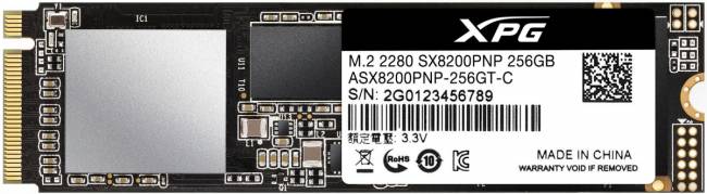 Твердотельный накопитель XPG SX8200 Pro ASX8200PNP-256GT-C — для бизнеса и офиса Твердотельный накопитель XPG SX8200 Pro ASX8200PNP-256GT-C — для бизнеса и офиса