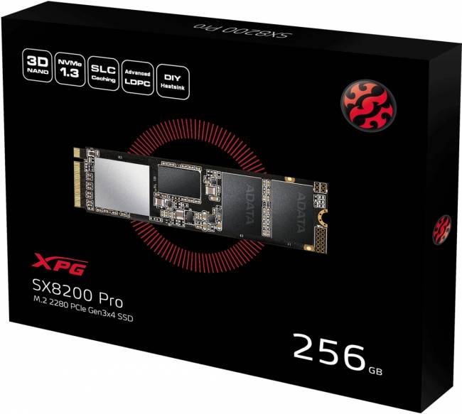 Твердотельный накопитель XPG SX8200 Pro ASX8200PNP-256GT-C — для бизнеса и офиса Твердотельный накопитель XPG SX8200 Pro ASX8200PNP-256GT-C — для бизнеса и офиса
