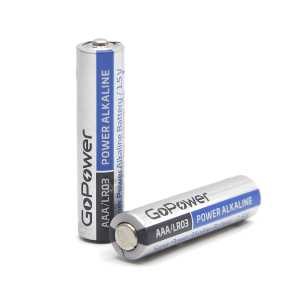 Батарейка GoPower LR03 AAA BL2 Alkaline 1.5V (2/24/480) блистер (2 шт.) Батарейка GoPower LR03 AAA (00-00019862) — для бизнеса и офиса Батарейка GoPower LR03 AAA BL2 Alkaline 1.5V (2/24/480) блистер (2 шт.) Батарейка GoPower LR03 AAA (00-00019862) — для бизнеса и офиса