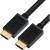 GCR Кабель 0.3m HDMI версия 1.4, черный, OD7.3mm, 30/30 AWG, позолоченные контакты, Ethernet 10.2 Гбит/с, 3D, 4K, GCR-HM410-0.3m, экран Greenconnect GCR-HM410-0.3m, 0.3 м — для бизнеса и офиса
