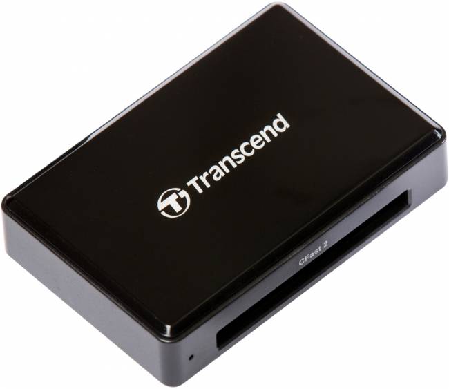 Карт ридер Transcend RDF2 Black — для бизнеса и офиса Карт ридер Transcend RDF2 Black — для бизнеса и офиса