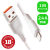 Кабель GoPower GP01L USB (m)-Lightning (m) 1.0м 2.4A ПВХ белый (1/800) Кабель GoPower GP01L (00-00018567) — для бизнеса и офиса