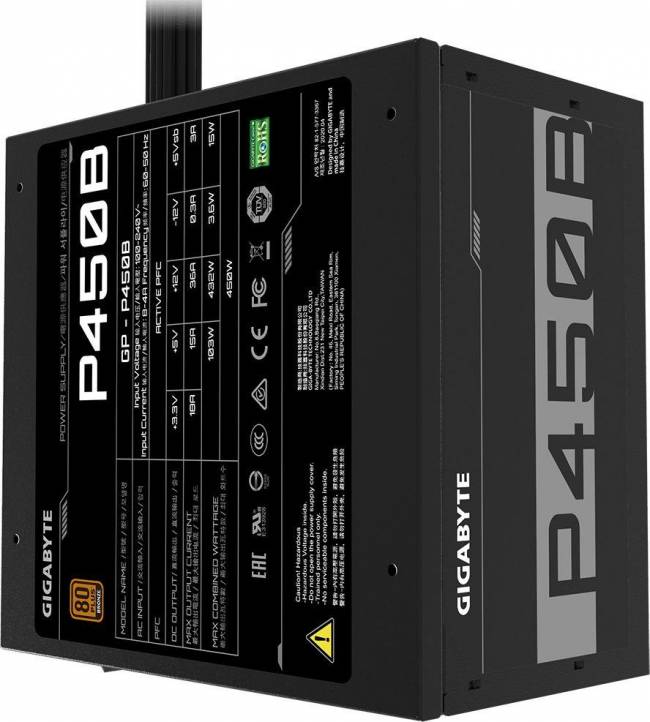 Блок питания Gigabyte GP-P450B — для бизнеса и офиса Блок питания Gigabyte GP-P450B — для бизнеса и офиса