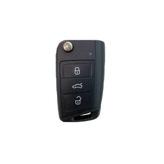 Ключ выкидной VOLKSWAGEN Tiguan 2017+ MQB48 433 MHz ASK HU162 — для бизнеса и офиса Ключ выкидной VOLKSWAGEN Tiguan 2017+ MQB48 433 MHz ASK HU162 — для бизнеса и офиса