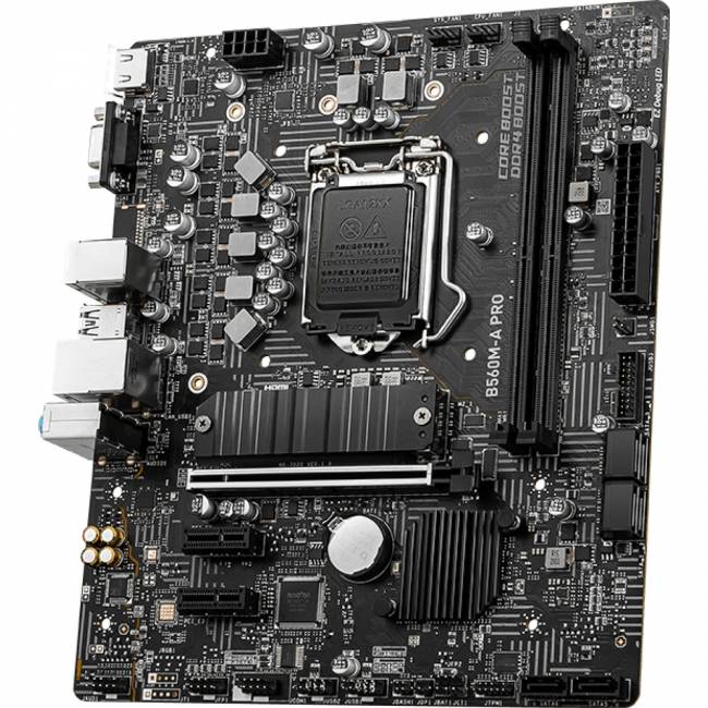 Материнская плата MSI B560M-A PRO — для бизнеса и офиса Материнская плата MSI B560M-A PRO — для бизнеса и офиса