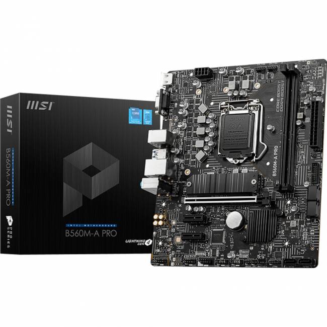 Материнская плата MSI B560M-A PRO — для бизнеса и офиса Материнская плата MSI B560M-A PRO — для бизнеса и офиса