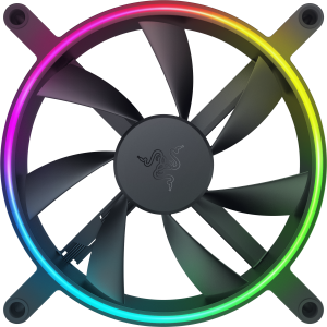 Кулер Razer Kunai Chroma RGB 140MM LED PWM Performance Fan - 3 Fans - FRML Packaging Razer Kunai Chroma - 140mm - 3 Fans