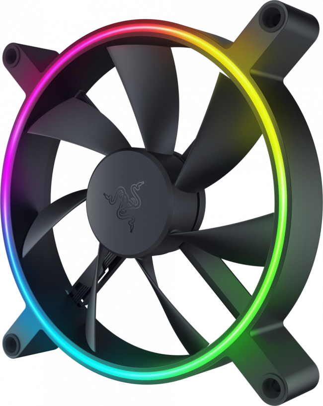 Кулер Razer Kunai Chroma RGB 140MM LED PWM Performance Fan - 3 Fans - FRML Packaging Razer Kunai Chroma - 140mm - 3 Fans — для бизнеса и офиса Кулер Razer Kunai Chroma RGB 140MM LED PWM Performance Fan - 3 Fans - FRML Packaging Razer Kunai Chroma - 140mm - 3 Fans — для бизнеса и офиса