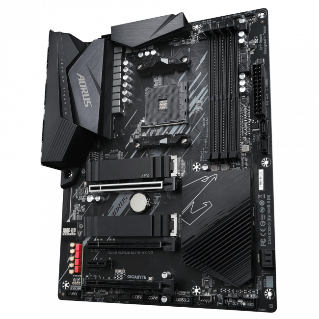 Материнская плата Gigabyte B550 AORUS ELITE AX V2 — для бизнеса и офиса Материнская плата Gigabyte B550 AORUS ELITE AX V2 — для бизнеса и офиса