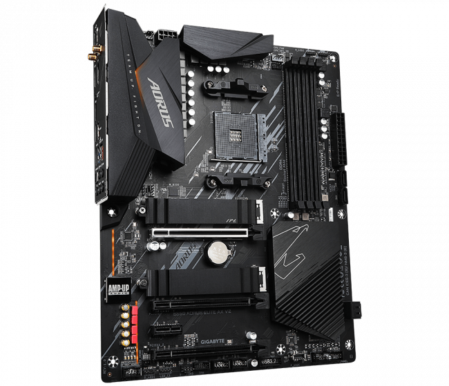 Материнская плата Gigabyte B550 AORUS ELITE AX V2 — для бизнеса и офиса Материнская плата Gigabyte B550 AORUS ELITE AX V2 — для бизнеса и офиса
