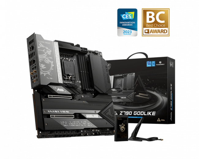 Материнская плата MSI MEG Z790 GODLIKE — для бизнеса и офиса Материнская плата MSI MEG Z790 GODLIKE — для бизнеса и офиса