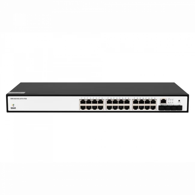 Коммутатор SNR SNR-S5210G-24TX-POE — для бизнеса и офиса
