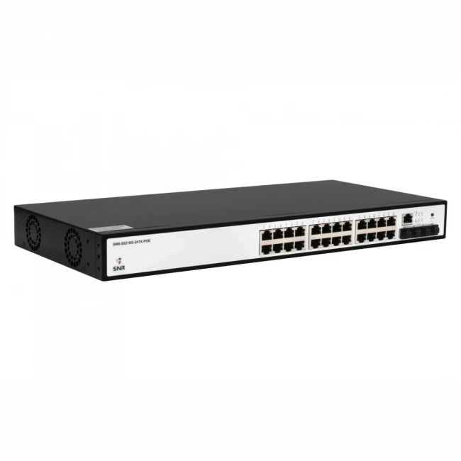 Коммутатор SNR SNR-S5210G-24TX-POE — для бизнеса и офиса