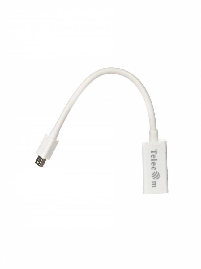 Кабель-переходник Mini DisplayPort (M) -> HDMI (F) Telecom (TA6055) Telecom Mini DisplayPort (M) -> HDMI (F) — для бизнеса и офиса Кабель-переходник Mini DisplayPort (M) -> HDMI (F) Telecom (TA6055) Telecom Mini DisplayPort (M) -> HDMI (F) — для бизнеса и офиса