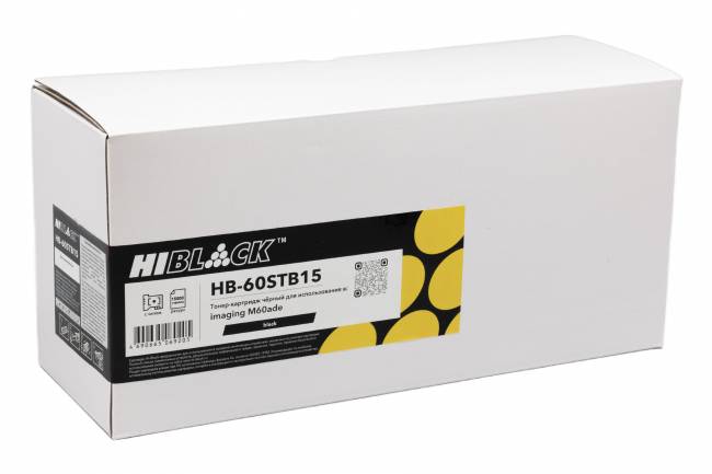 Тонер-картридж Hi-Black (HB-60STB15) для F+ imaging M60ade, 15K — для бизнеса и офиса Тонер-картридж Hi-Black (HB-60STB15) для F+ imaging M60ade, 15K — для бизнеса и офиса